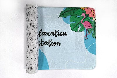 Tapis de bain Oiseaux tropicaux