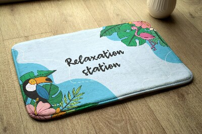 Tapis de bain Oiseaux tropicaux