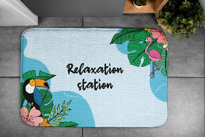 Tapis de bain Oiseaux tropicaux