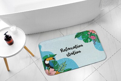 Tapis de bain Oiseaux tropicaux