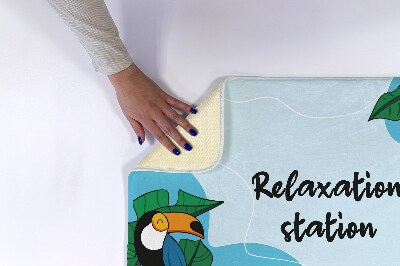 Tapis de bain Oiseaux tropicaux
