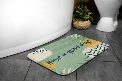 Tapis bain Abstraction géométrique