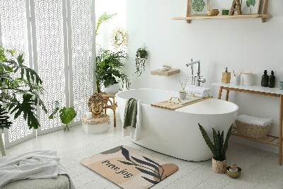 Tapis de salle de bain Feuille de plante