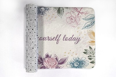 Tapis salle de bain Motif floral