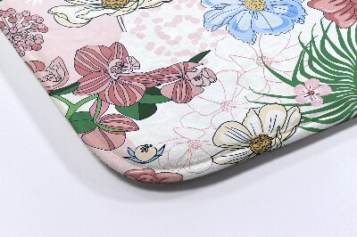 Tapis de salle de bain Fleurs colorées