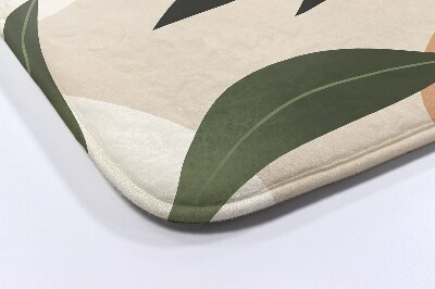 Tapis bain Abstraction tropicale