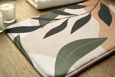 Tapis bain Abstraction tropicale