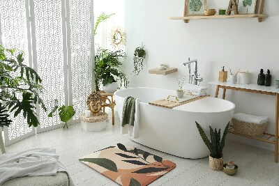 Tapis bain Abstraction tropicale