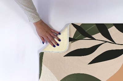 Tapis bain Abstraction tropicale