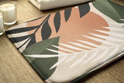 Tapis de bain Abstraction tropicale