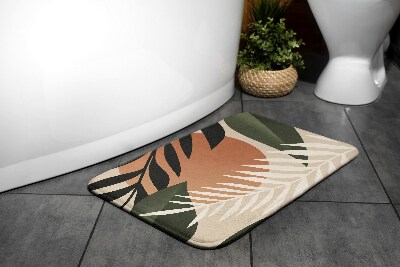 Tapis de bain Abstraction tropicale