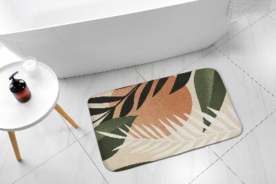 Tapis de bain Abstraction tropicale
