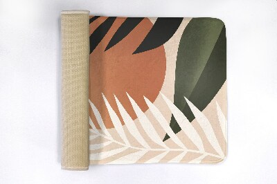 Tapis de bain Abstraction tropicale