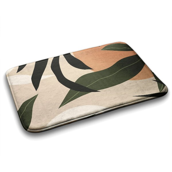 Tapis salle de bain Abstraction tropicale