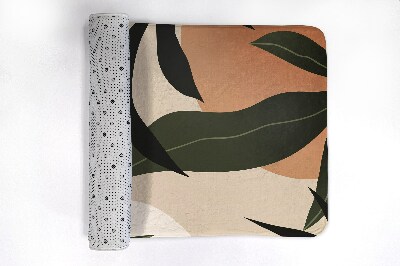 Tapis salle de bain Abstraction tropicale