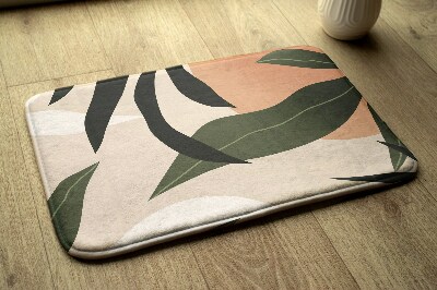 Tapis salle de bain Abstraction tropicale