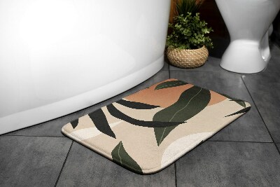 Tapis salle de bain Abstraction tropicale
