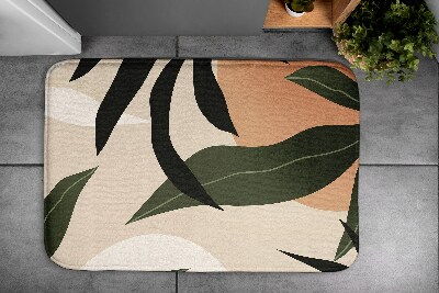 Tapis salle de bain Abstraction tropicale