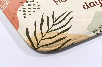 Tapis de salle de bain Plante géométrique