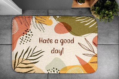 Tapis de salle de bain Plante géométrique
