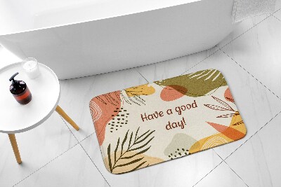 Tapis de salle de bain Plante géométrique