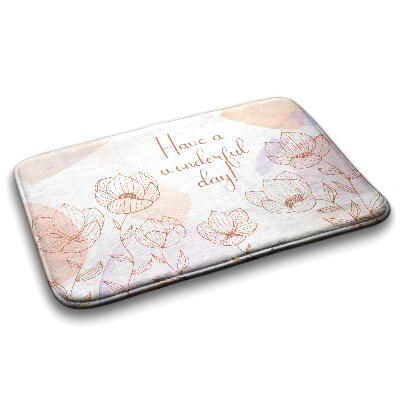 Tapis de salle de bain Fleurs floral