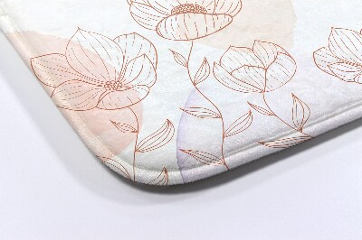 Tapis de salle de bain Fleurs floral