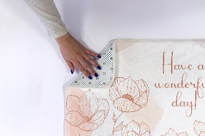 Tapis de salle de bain Fleurs floral