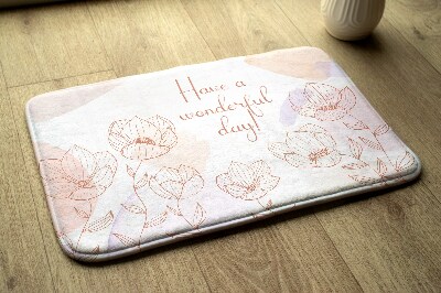 Tapis de salle de bain Fleurs floral