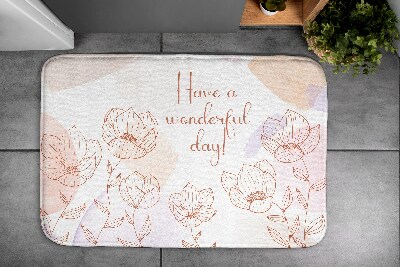 Tapis de salle de bain Fleurs floral