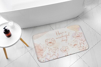 Tapis de salle de bain Fleurs floral