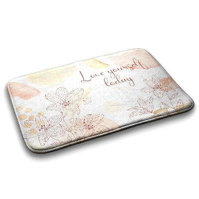 Tapis bain Fleurs floral