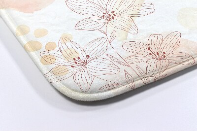 Tapis bain Fleurs floral
