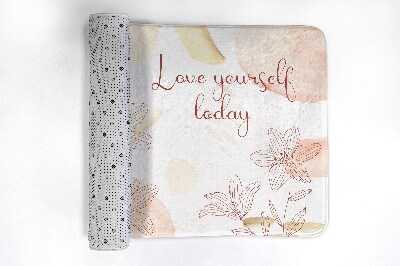 Tapis bain Fleurs floral