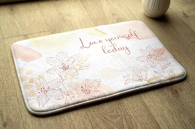 Tapis bain Fleurs floral