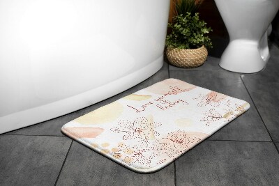 Tapis bain Fleurs floral