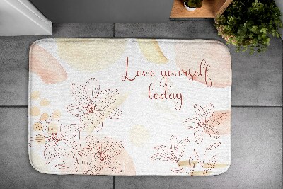 Tapis bain Fleurs floral