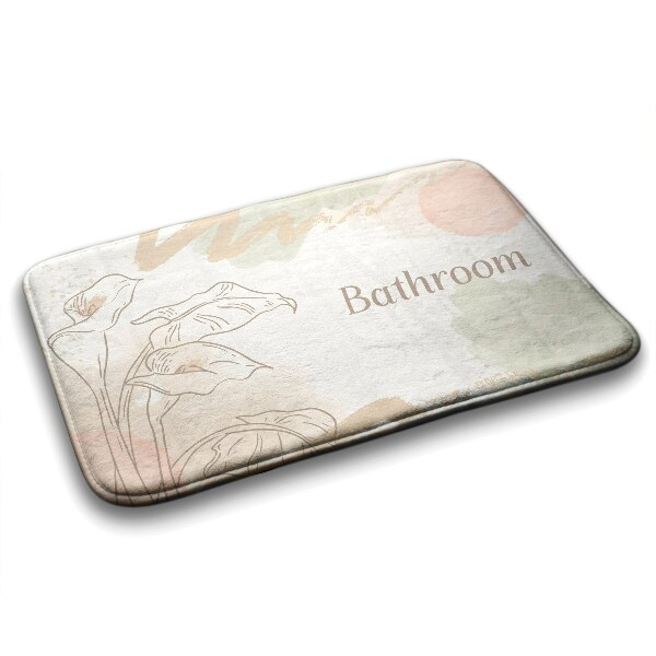 Tapis de salle de bain Abstraction géométrique