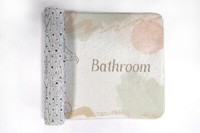 Tapis de salle de bain Abstraction géométrique