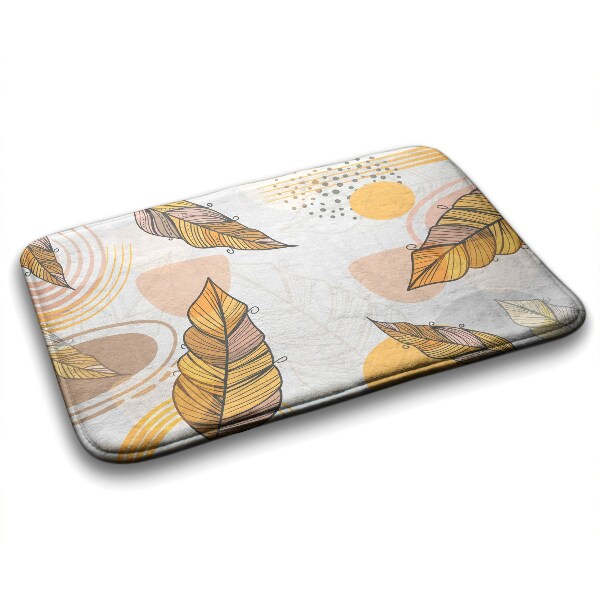 Tapis bain Feuilles jaunes