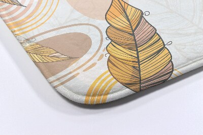 Tapis bain Feuilles jaunes