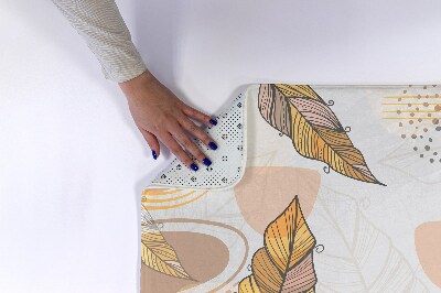 Tapis bain Feuilles jaunes