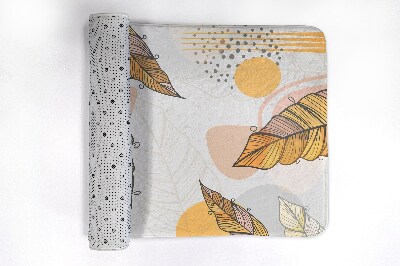Tapis bain Feuilles jaunes