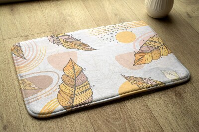 Tapis bain Feuilles jaunes