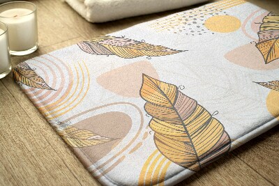 Tapis bain Feuilles jaunes