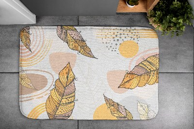 Tapis bain Feuilles jaunes
