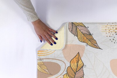 Tapis bain Feuilles jaunes