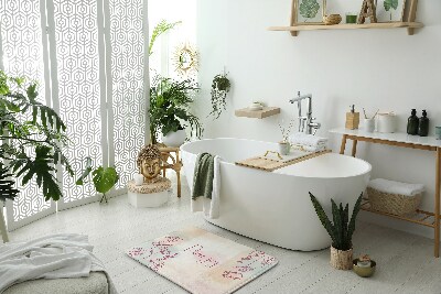 Tapis de bain Composition florale