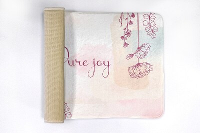 Tapis de bain Composition florale