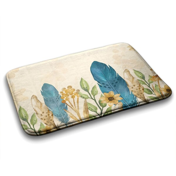 Tapis de salle de bain Plumes d'oiseaux